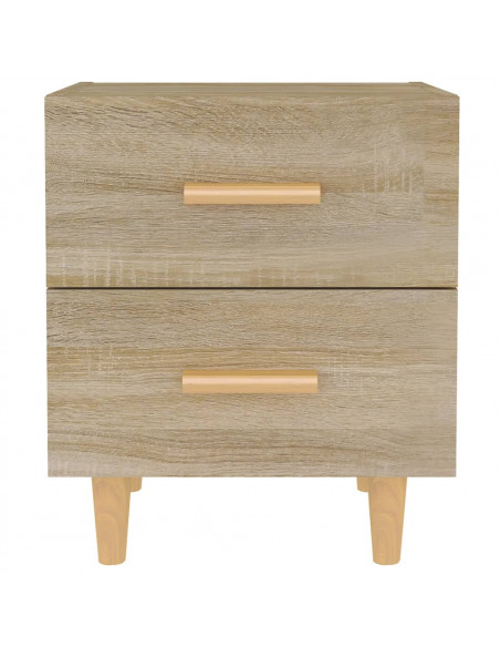 Comodini 2 pz in Rovere Sonoma 40x35x47,5 cm
