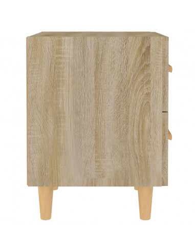 Comodini 2 pz in Rovere Sonoma 40x35x47,5 cm