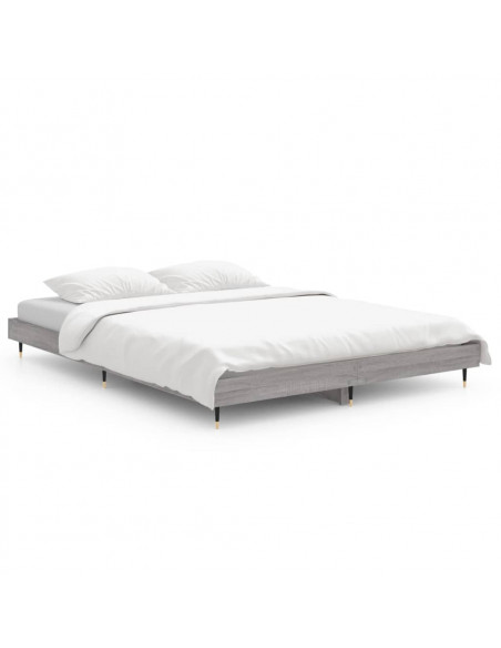 Giroletto Grigio Sonoma 135x190 cm in Legno Multistrato