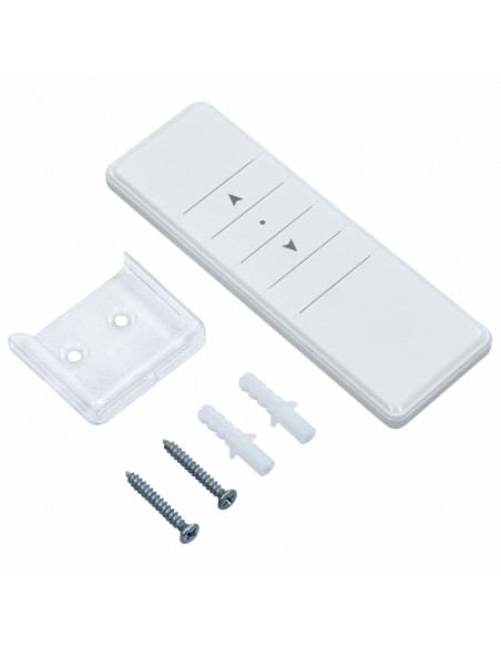 Tenda Automatica Sensore Vento e LED 3,5x2,5 cm Blu e Bianca