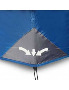 Tenda Campeggio 10 Persone Verde Rilascio Rapido Impermeabile