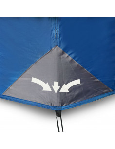 Tenda Campeggio 9 Persone Verde Rilascio Rapido Impermeabile