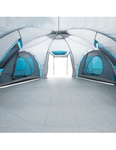 Tenda da Campeggio a Cupola per 12 Persone Blu Impermeabile