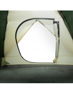 Tenda da Campeggio a Cupola per 6 Persone Verde Impermeabile