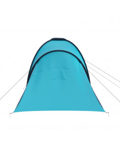 Tenda da Campeggio per 6 Persone Blu Marino e Azzurro