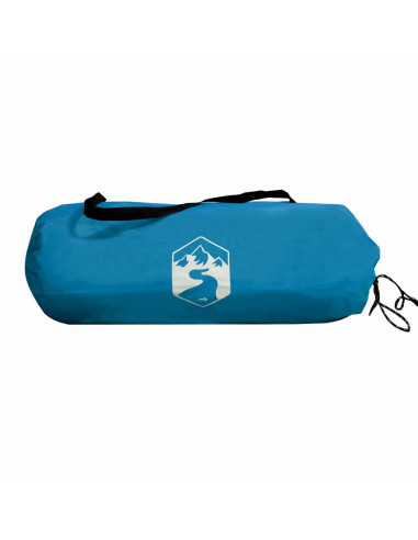 Tenda da Campeggio Tipi per 1 Persona Blu Impermeabile