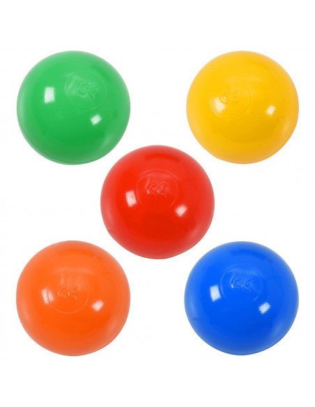 Tenda da Gioco Bambini 250 Palline Multicolore 338x123x111 cm