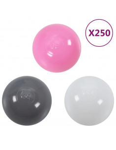 Tenda da Gioco per Bambini 250 Palline Multicolore 190x264x90cm