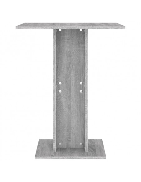 Tavolo da Bistrot Grigio Sonoma 60x60x75 cm Legno Multistrato