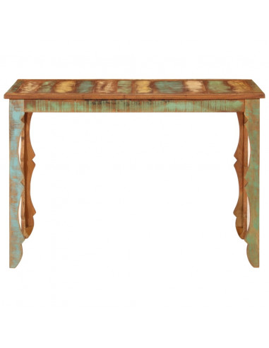 Tavolo da Pranzo 110x52x76 cm in Legno Massello di Recupero