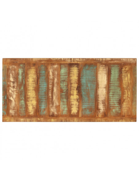Tavolo da Pranzo 110x52x76 cm in Legno Massello di Recupero