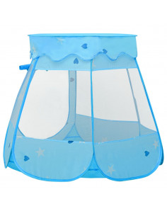 Tenda da Gioco per Bambini Blu con 250 Palline 102x102x82 cm