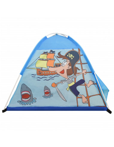 Tenda da Gioco per Bambini Blu con 250 Palline 120x120x90 cm