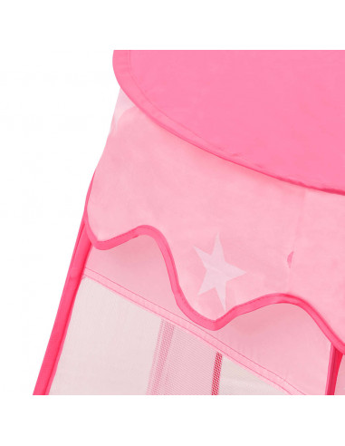Tenda da Gioco per Bambini Rosa 102x102x82 cm