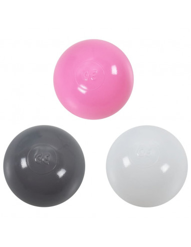 Tenda da Gioco per Bambini Rosa con 250 Palline 100x100x127 cm