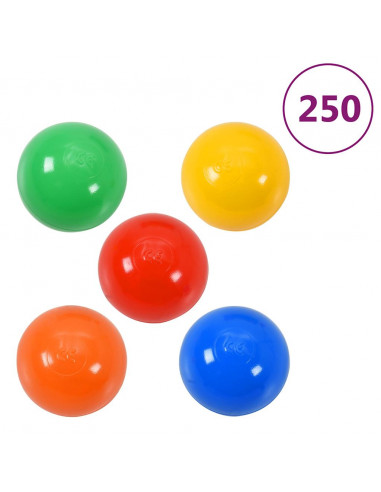 Tenda da Gioco per Bambini Rosa con 250 Palline 70x112x70 cm