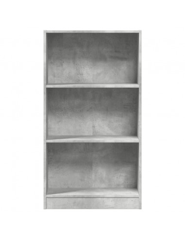 Libreria Grigio Cemento 60x24x109 cm in Truciolato
