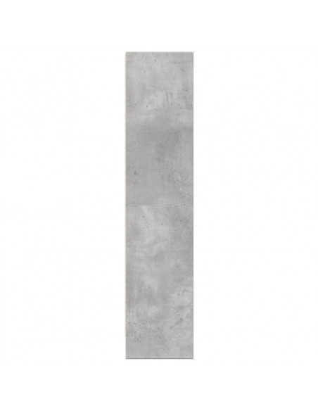 Libreria Grigio Cemento 60x24x109 cm in Truciolato