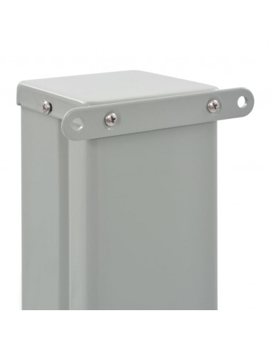 Tenda da Sole Laterale Retrattile 140 x 300 cm Grigia
