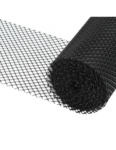 Reti per Grondaie con Ganci 4 pz in HDPE 1,08 ㎡