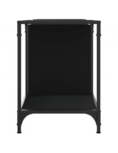 Mobile Porta TV Nero 153x37x50 cm in Legno Multistrato