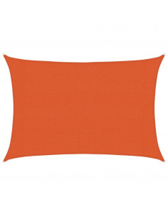 Vela Parasole 160 g/m² Rettangolare Arancione 3x5 m in HDPE 2