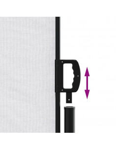 Tenda da Sole Laterale Retrattile Bianca 160x1000 cm