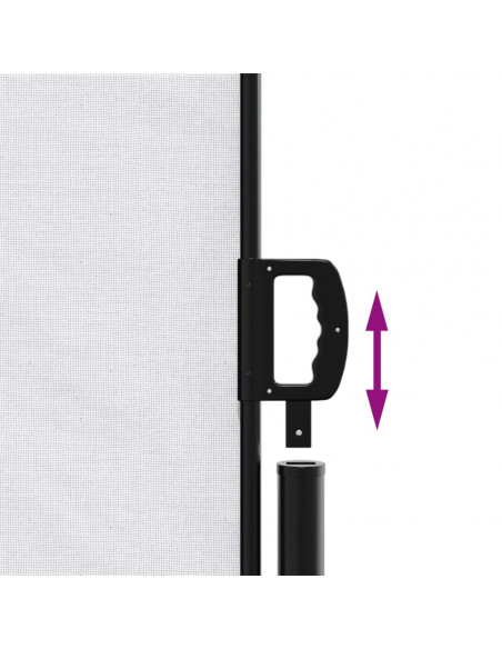 Tenda da Sole Laterale Retrattile Bianco 100x500 cm