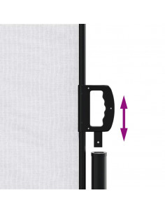Tenda da Sole Laterale Retrattile Bianco 120x300 cm