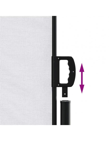 Tenda da Sole Laterale Retrattile Bianco 120x300 cm