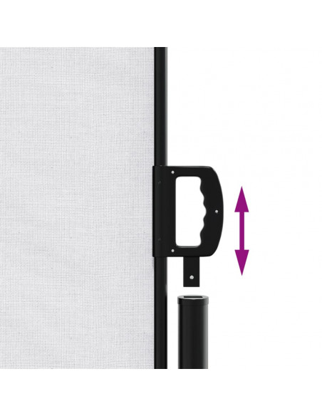 Tenda da Sole Laterale Retrattile Bianco 120x600 cm