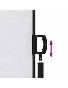 Tenda da Sole Laterale Retrattile Bianco 120x600 cm