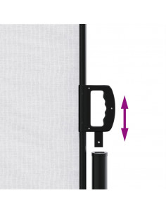 Tenda da Sole Laterale Retrattile Bianco 140x300 cm
