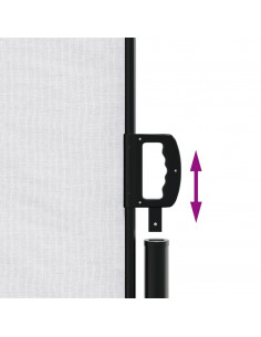 Tenda da Sole Laterale Retrattile Bianco 180x600 cm
