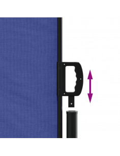 Tenda da Sole Laterale Retrattile Blu 120x600 cm