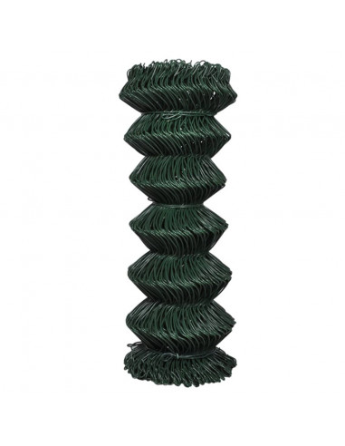 Recinzione a Rete in Acciaio 1x25 m Verde