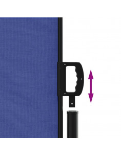 Tenda da Sole Laterale Retrattile Blu 140x300 cm