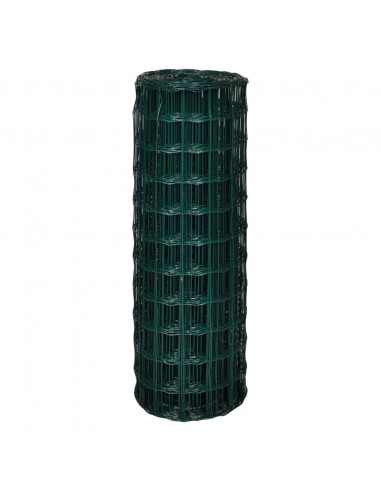 Recinzione Euro in Acciaio 10x1,7 m Verde