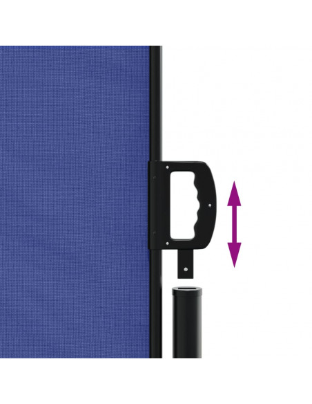 Tenda da Sole Laterale Retrattile Blu 140x500 cm