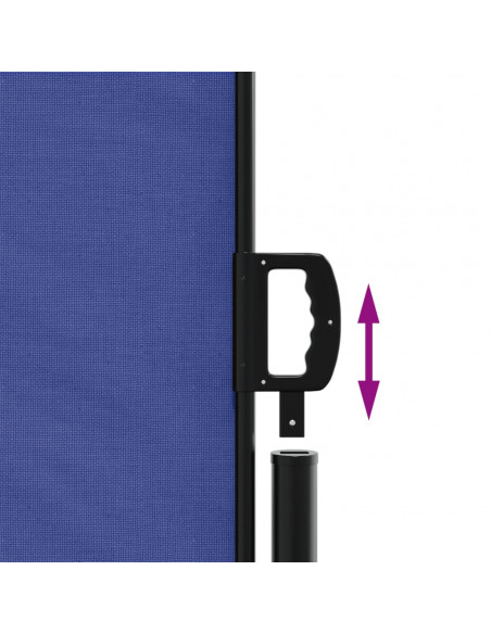 Tenda da Sole Laterale Retrattile Blu 140x600 cm