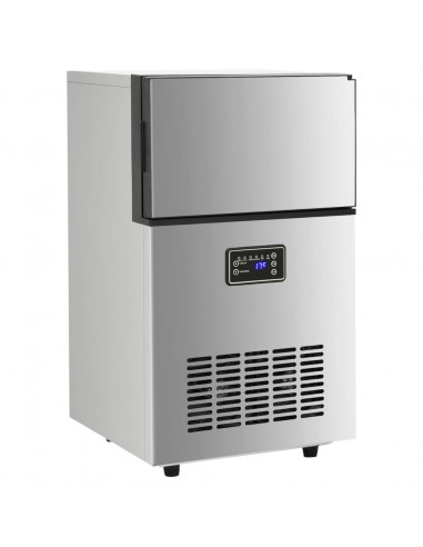 Macchina per Ghiaccio Argento 45 kg / 24 h