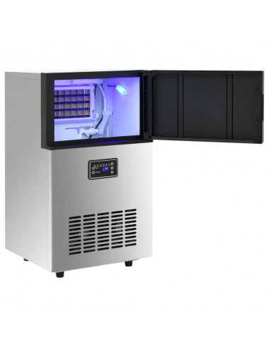 Macchina per Ghiaccio Argento 45 kg / 24 h