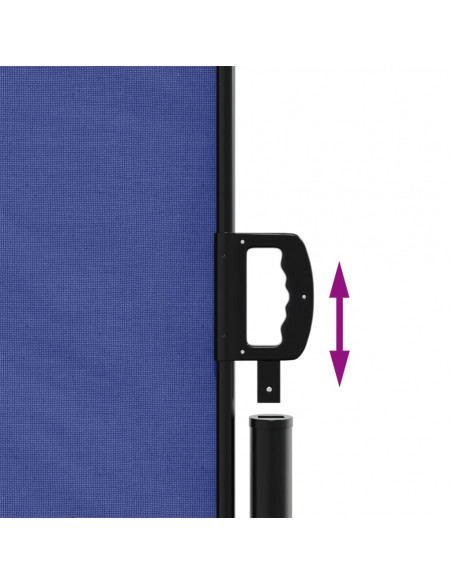 Tenda da Sole Laterale Retrattile Blu 200x500 cm