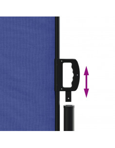 Tenda da Sole Laterale Retrattile Blu 200x600 cm