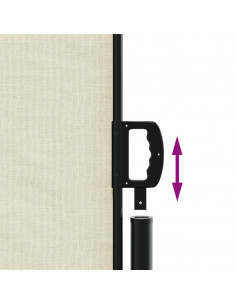 Tenda da Sole Laterale Retrattile Crema 100x300 cm