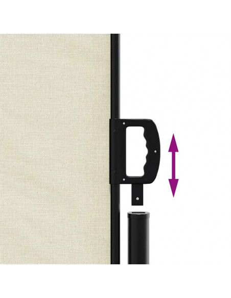 Tenda da Sole Laterale Retrattile Crema 120x300 cm