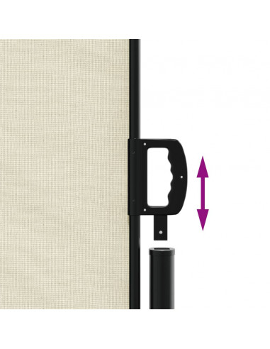 Tenda da Sole Laterale Retrattile Crema 120x600 cm