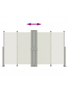 Tenda da Sole Laterale Retrattile Crema 140x1200 cm