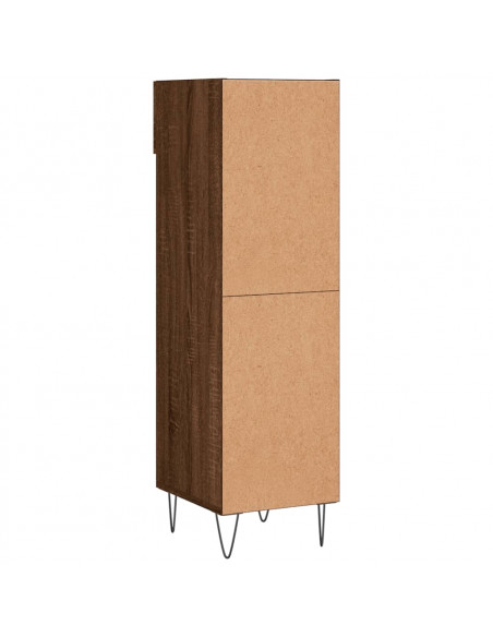 Scarpiera Rovere Marrone 30x35x105 cm in Legno Multistrato