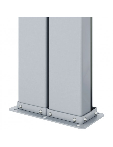 Tenda da Sole Laterale Retrattile Marrone 180x600 cm
